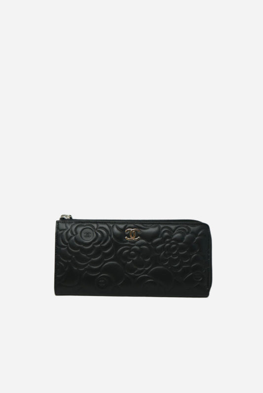 Pre-Owned Chanel Camellia Wallet Never Used 2014