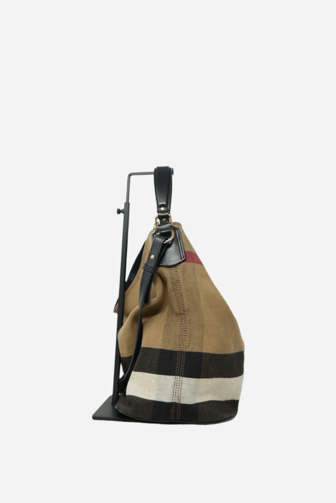 Burberry Canvas Nova Check Bucket Bag