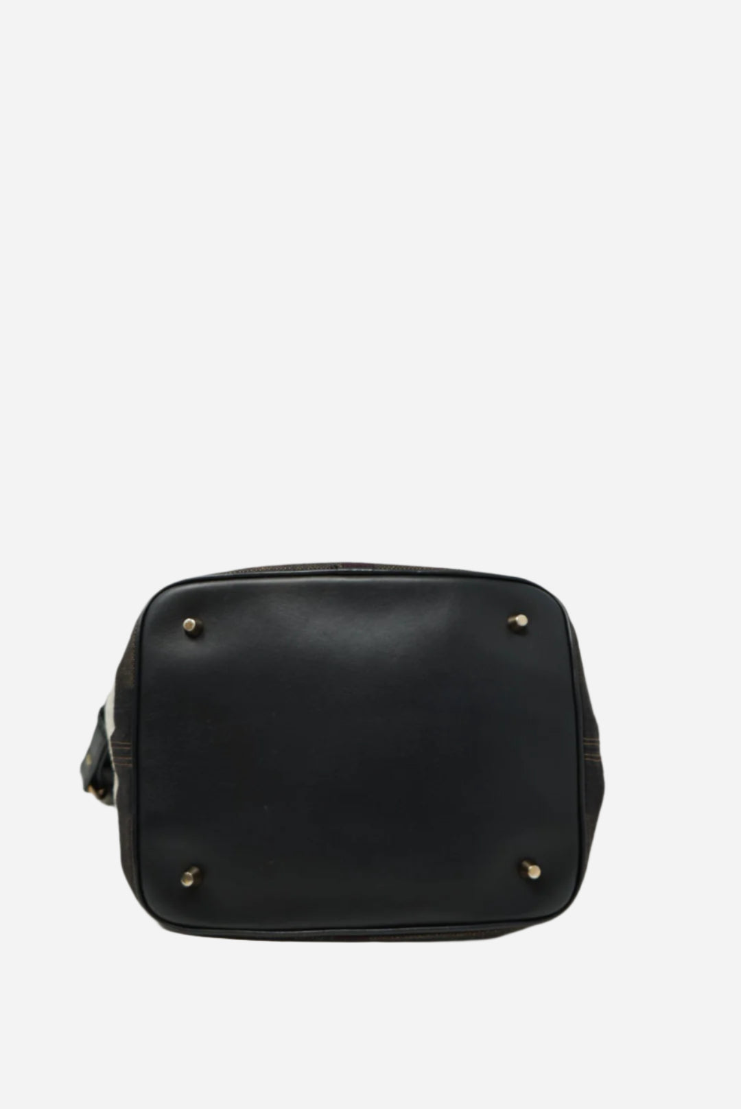 Burberry Canvas Nova Check Bucket Bag