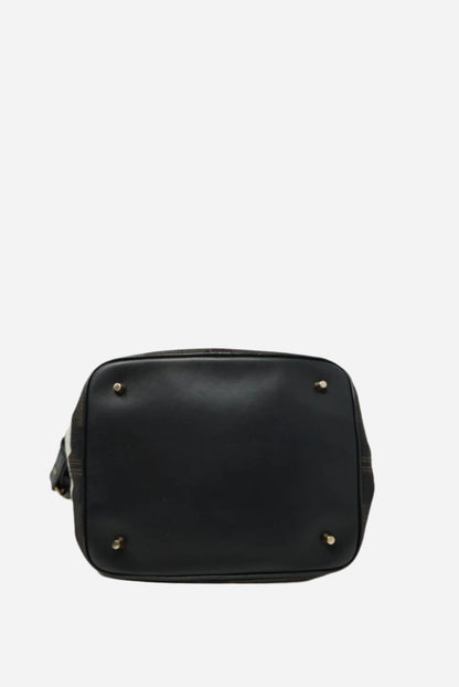 Burberry Canvas Nova Check Bucket Bag