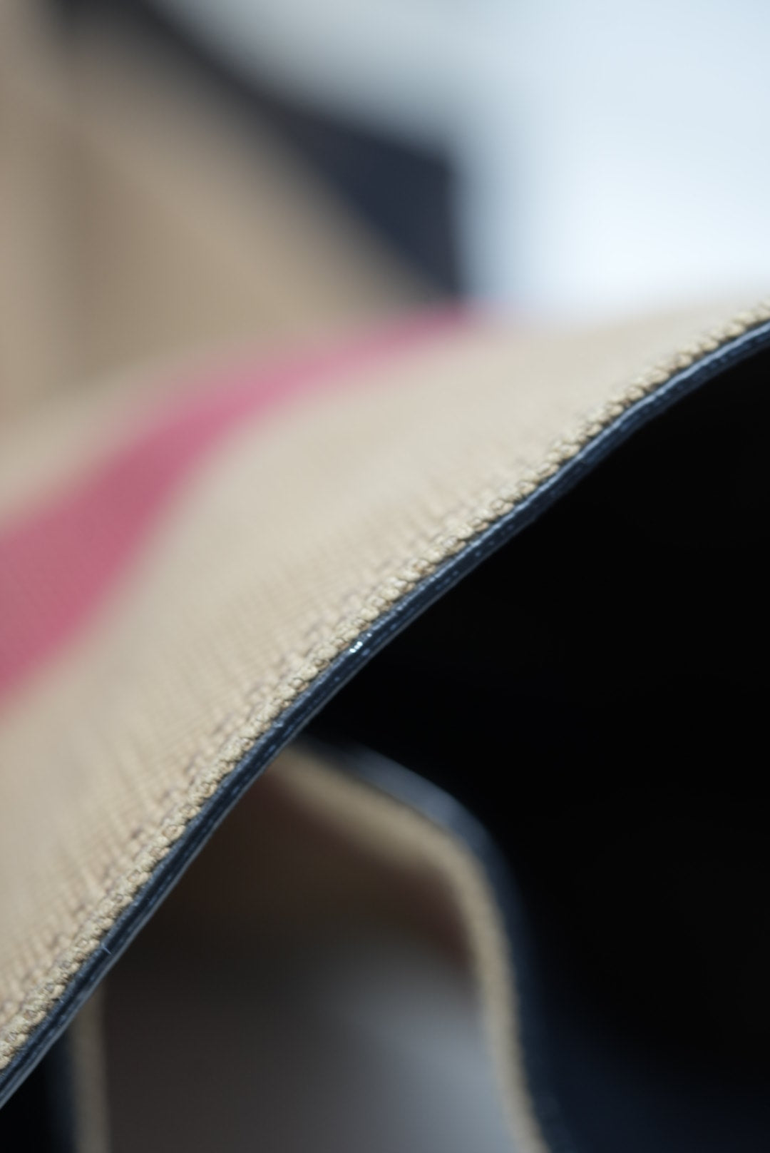 Burberry Canvas Nova Check Bucket Bag