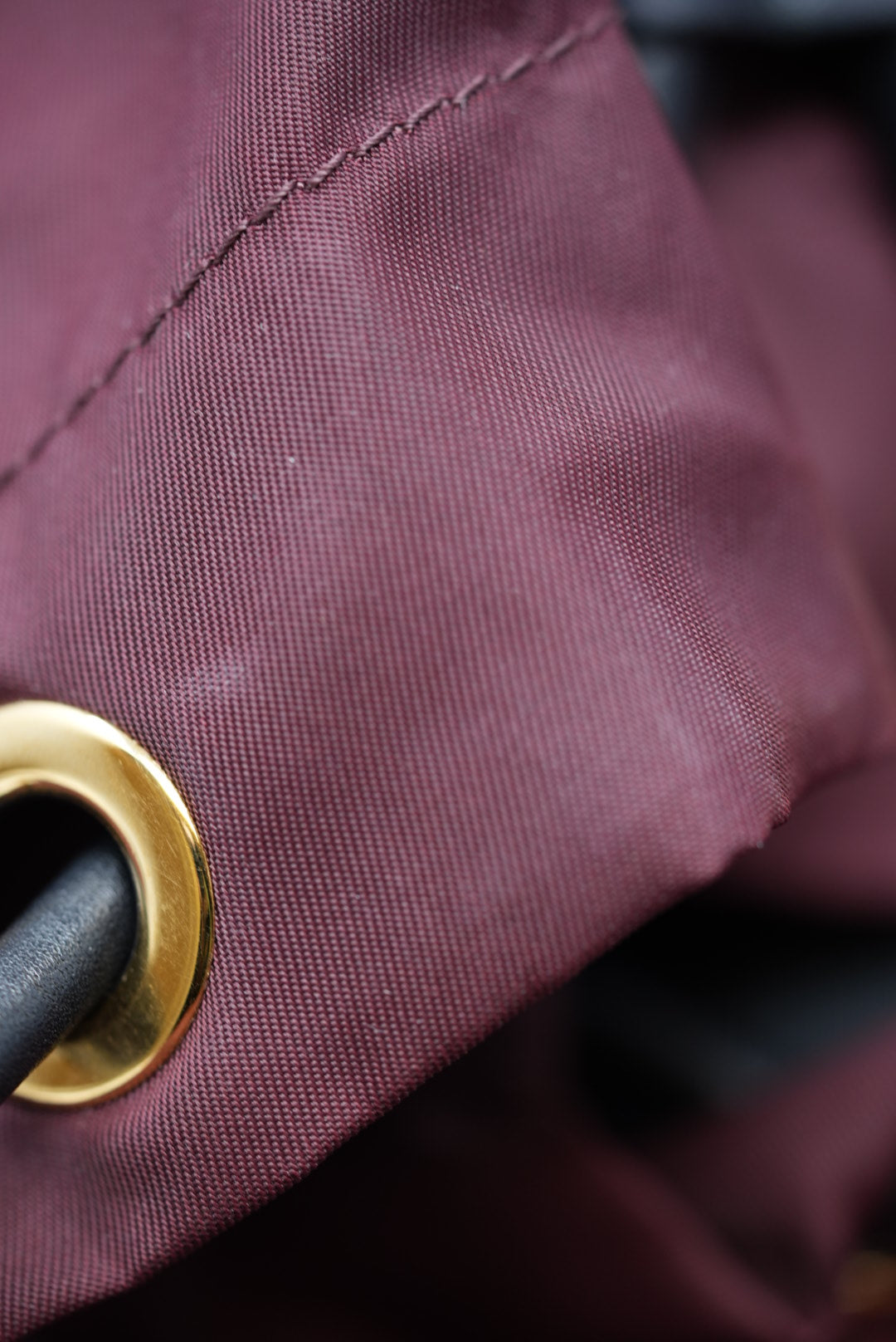 Burberry Burgundy Nylon Backpack