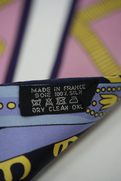 Hermes Multicolor 100% Silk Twilly