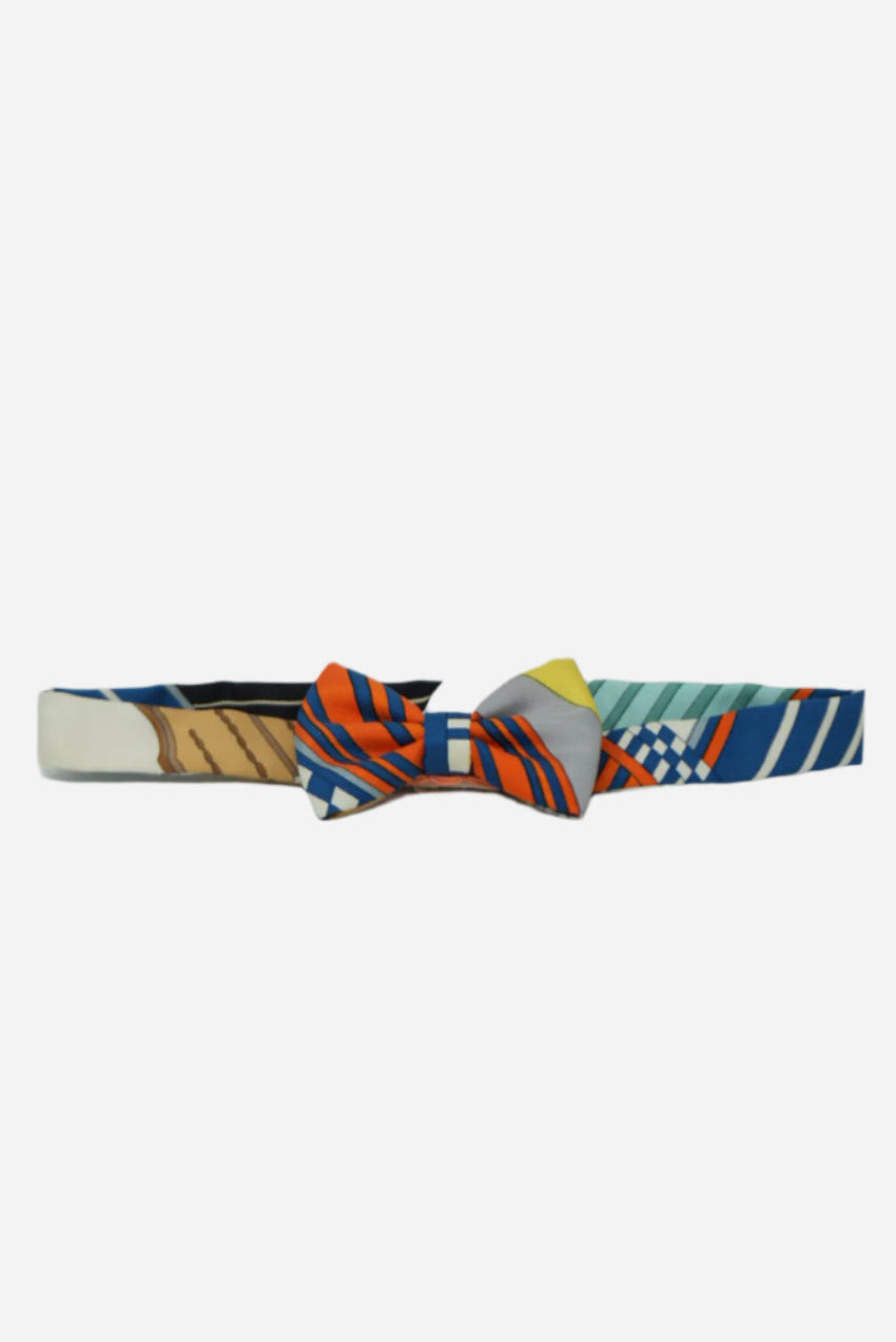 Hermes Multicolor 100% Slik Bow Tie
