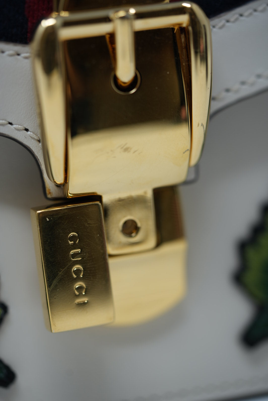 Gucci Floral Embroidered Sylvie Bag