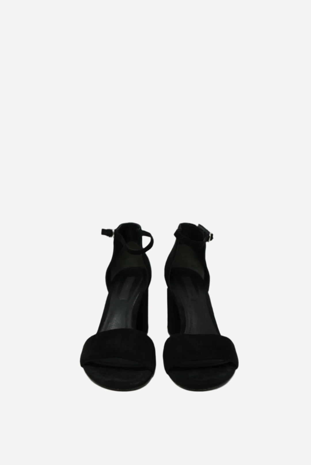 Alexander Wang Black Suede Sandals .