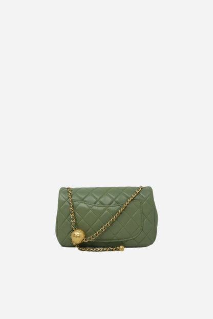 Pre-Owned CHANEL Pearl Crush Mini Rectangular Flap