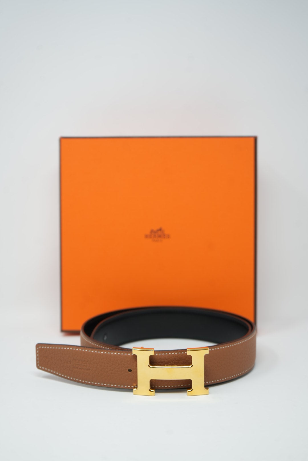 Hermes H belt buckle & Reversible 32MM  #80