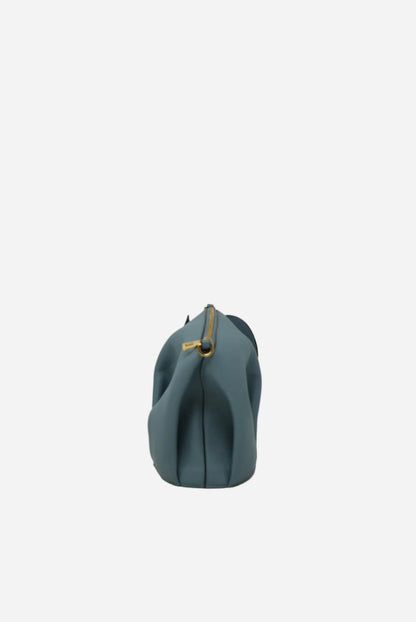 Loewe Blue Elephant Clutch w/strap