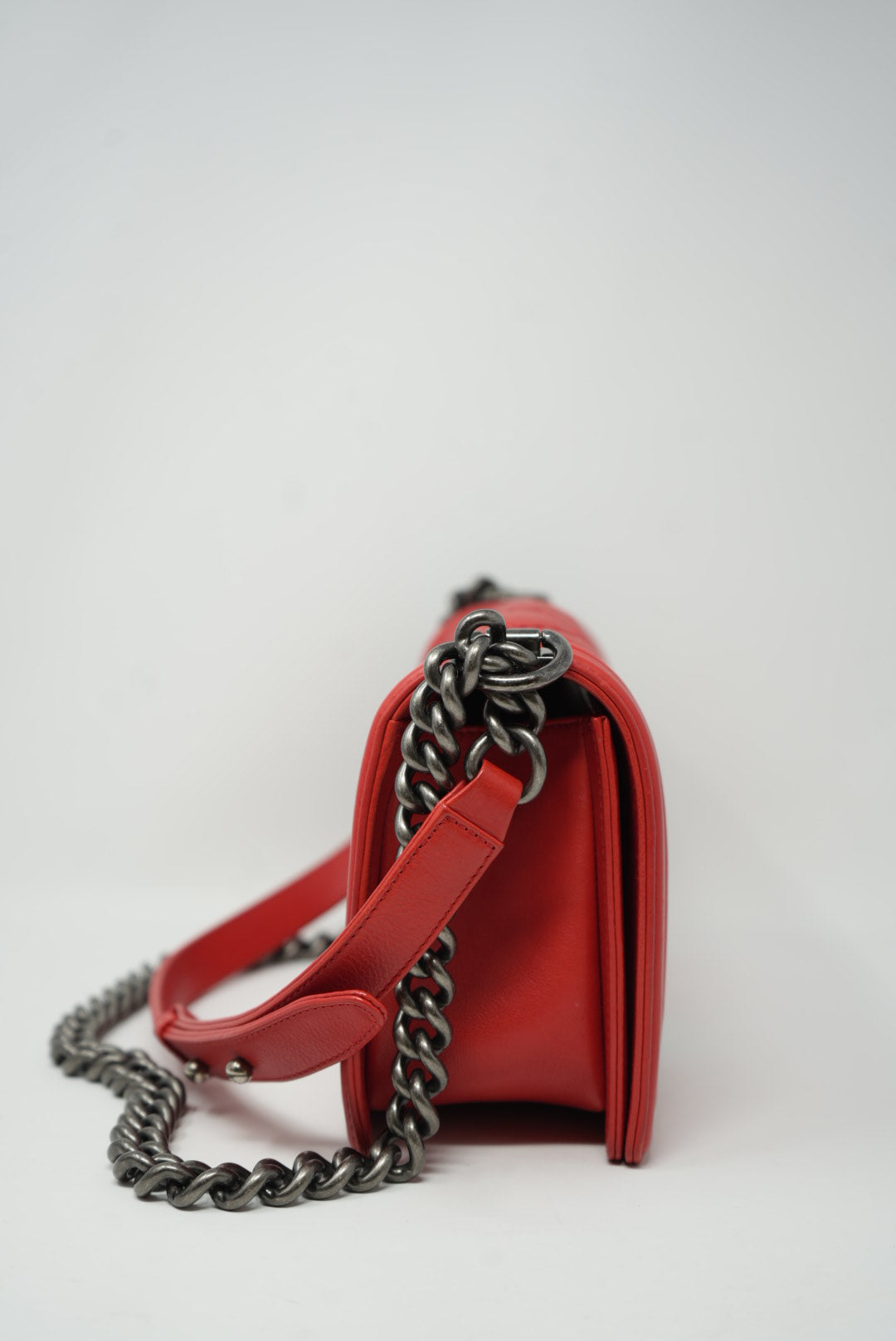 Pre-Owned Chanel Quilted Wild Stitch Boy Bag Medium 2013-2014