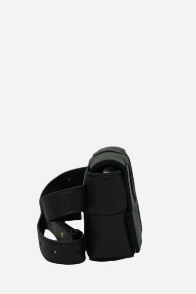 Bottega Veneta Black Cassette Belt Bag