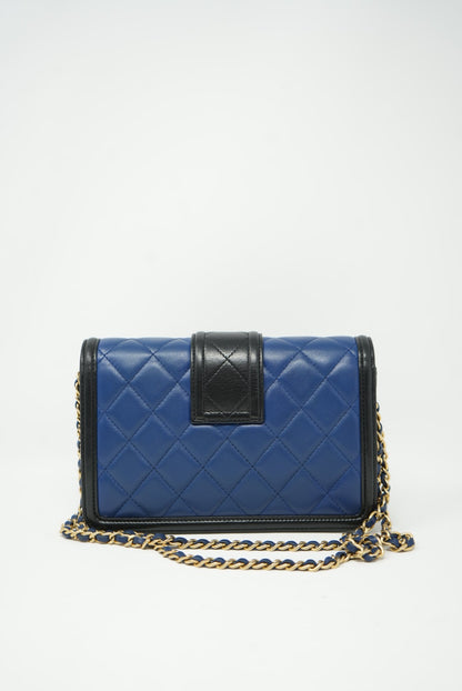 Pre-Owned Chanel Calfskin Wallet On Chain 2016