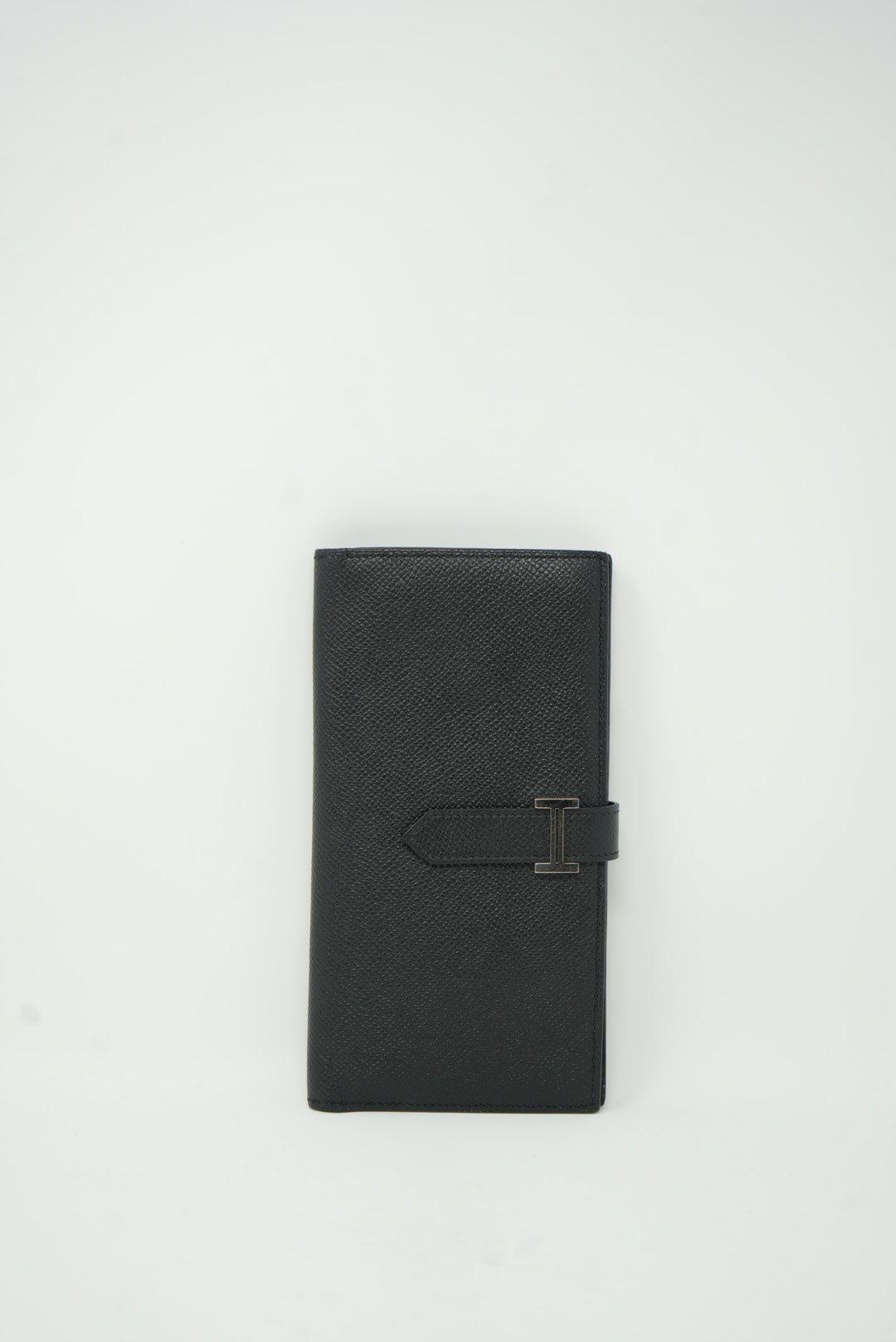 Hermes 2016 Bearn Long Wallet Black