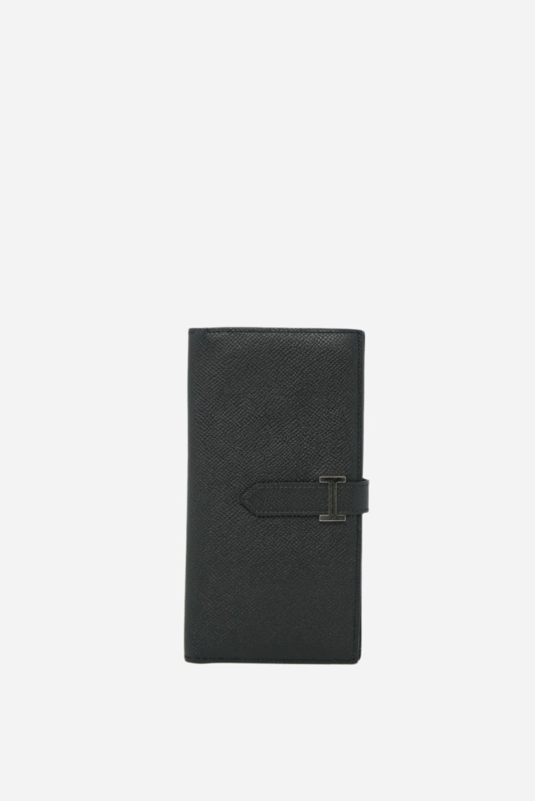 Hermes 2016 Bearn Long Wallet Black