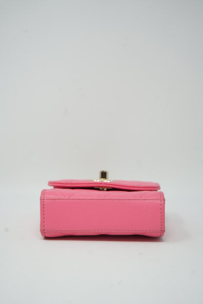 Pre-Owned Chanel Trendy CC Mini Wallet On Chain 2022