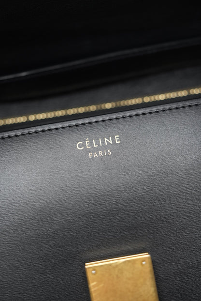 Celine Calfskin Medium Classic Box 2016 Refurnished