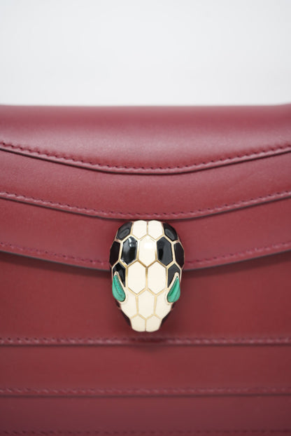 Bvlgari Calfskin Serpenti Forever Bag
