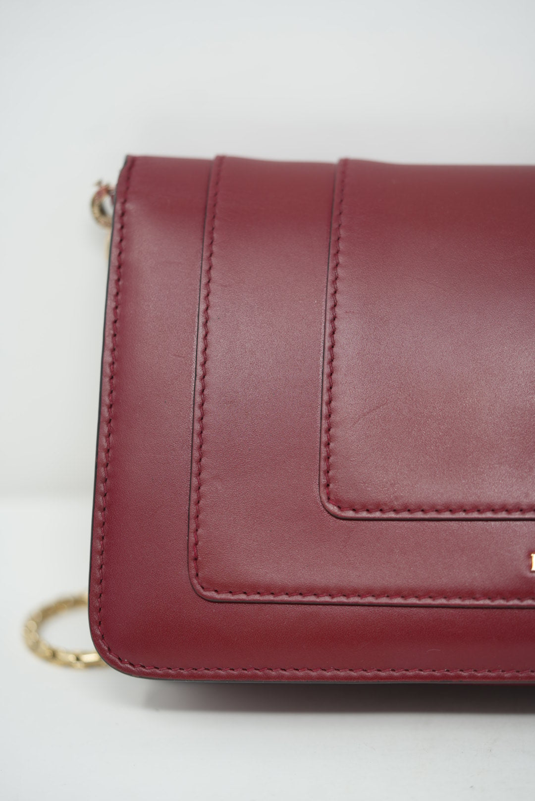 Bvlgari Calfskin Serpenti Forever Wallet On Chain