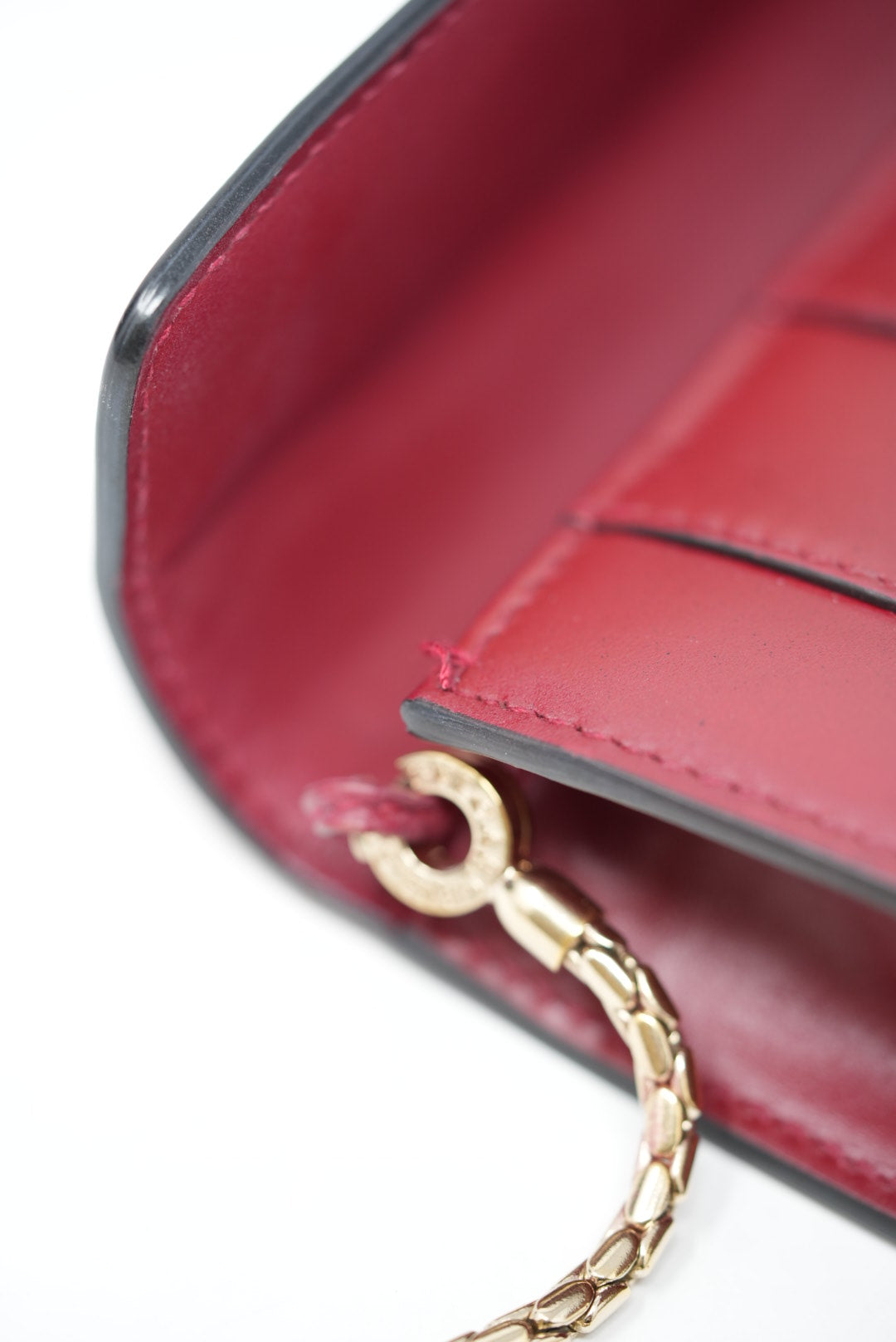 Bvlgari Calfskin Serpenti Forever Wallet On Chain