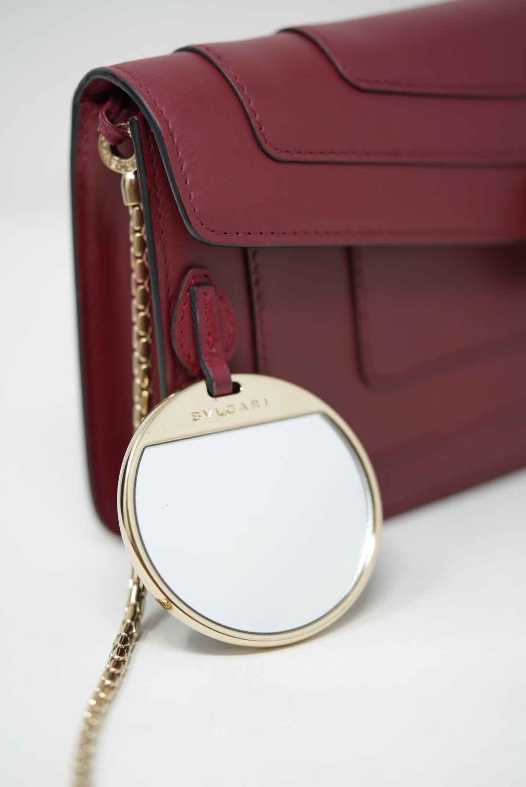Bvlgari Calfskin Serpenti Forever Wallet On Chain