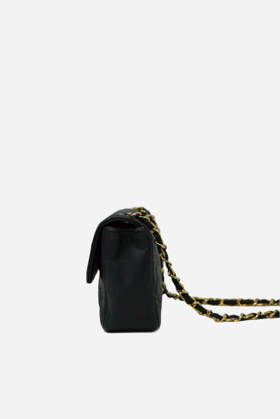 Pre-Owned Chanel Mini Flap Bag Lambskin 1989-1991