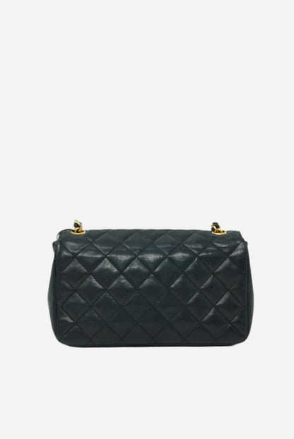 Pre-Owned Chanel Mini Flap Bag Lambskin 1989-1991