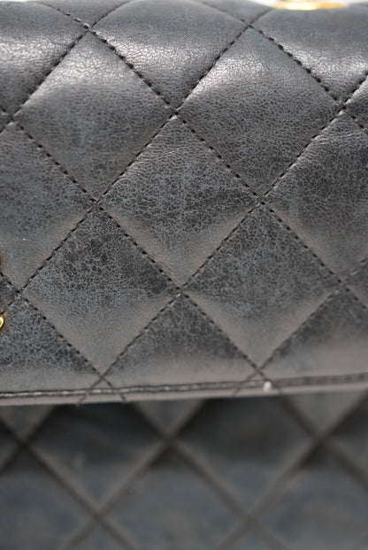 Pre-Owned Chanel Mini Flap Bag Lambskin 1989-1991