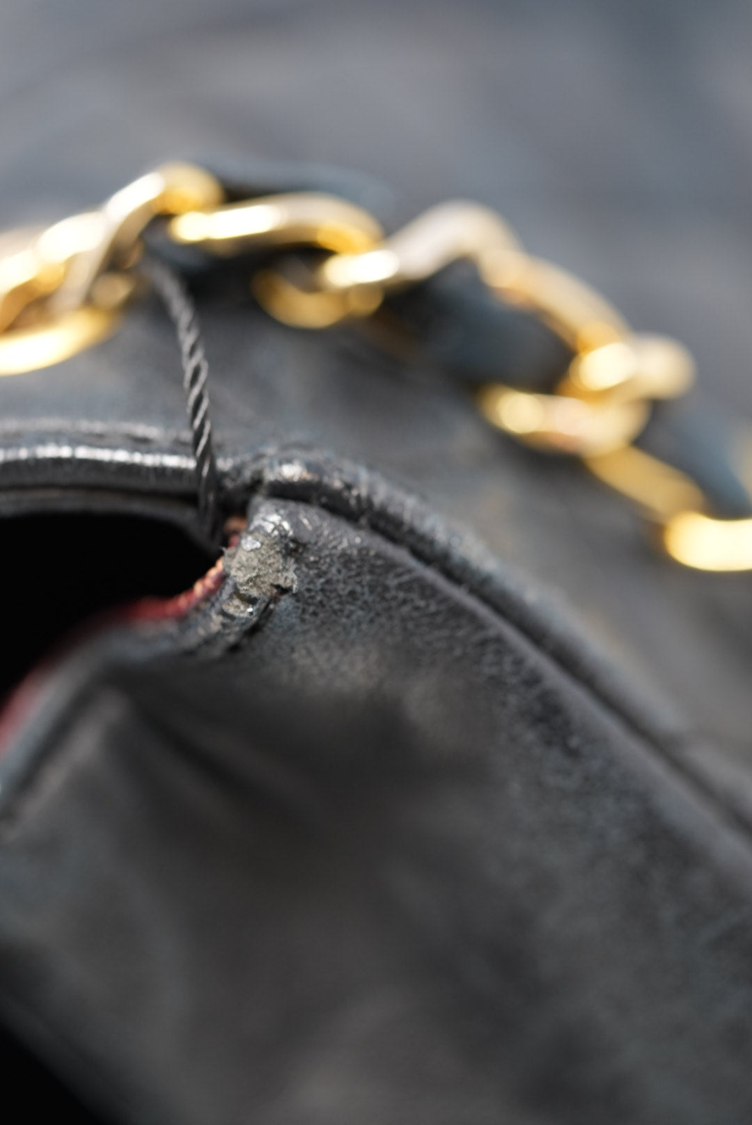 Pre-Owned Chanel Mini Flap Bag Lambskin 1989-1991