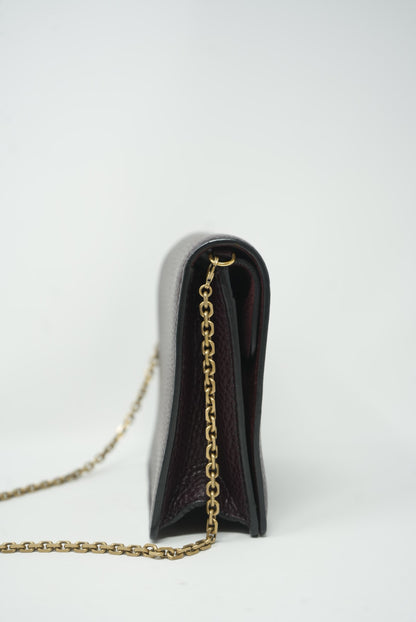 Dior Leather Wallet On Chain 2017