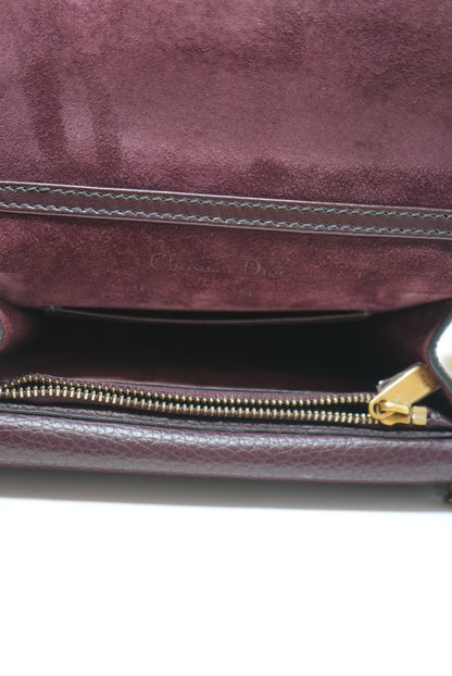 Dior Leather Wallet On Chain 2017