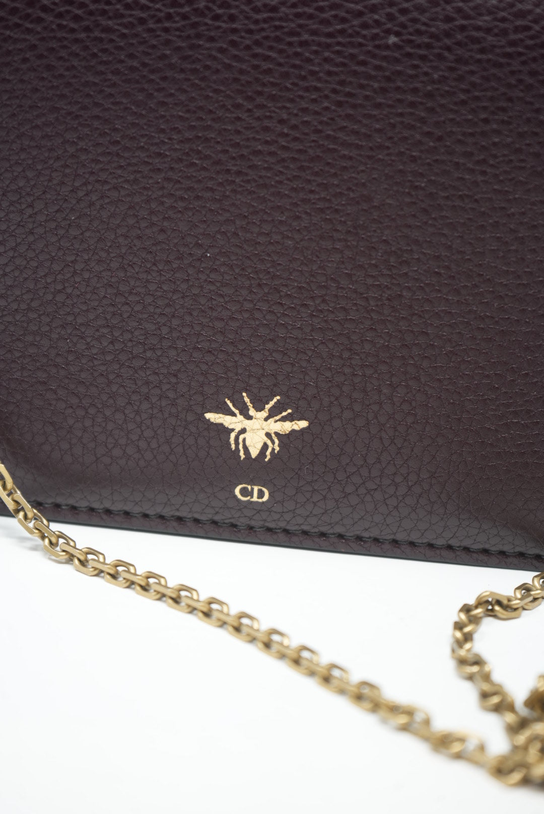 Dior Leather Wallet On Chain 2017