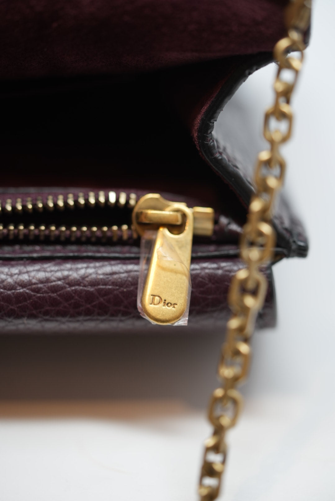 Dior Leather Wallet On Chain 2017
