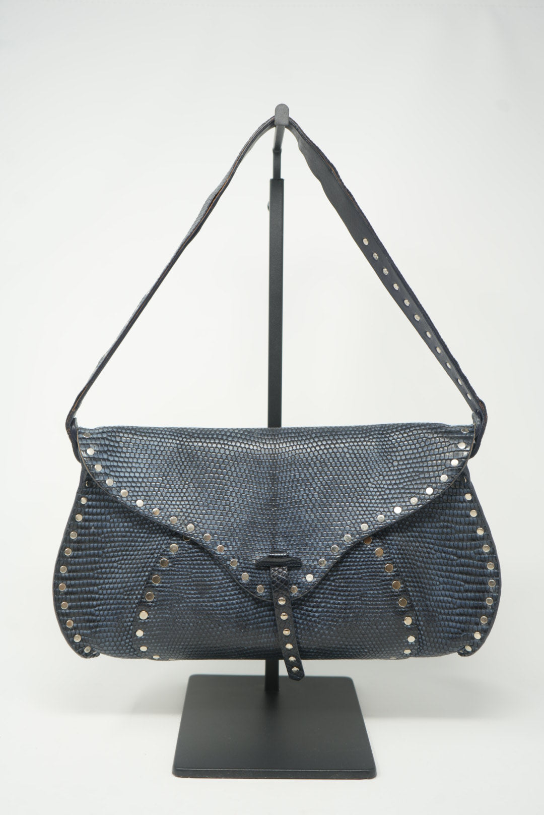 Celine Vintage Shoulder Bag Blue