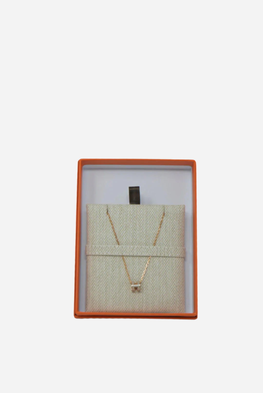Hermes Mini Pop H pendant Marron Glacé