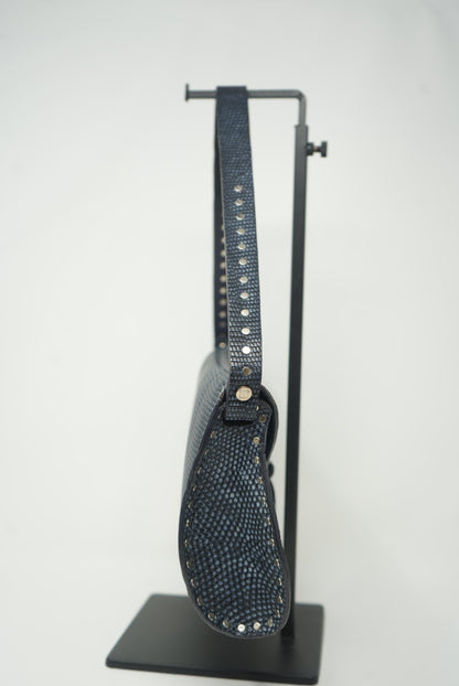 Celine Vintage Shoulder Bag Blue