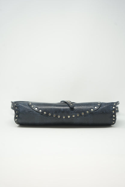 Celine Vintage Shoulder Bag Blue
