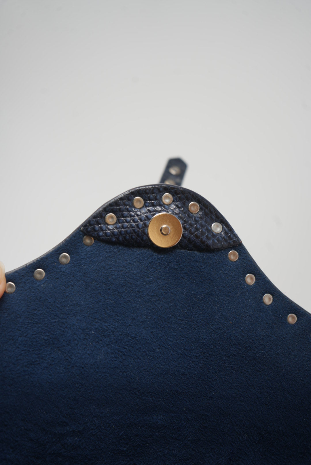 Celine Vintage Shoulder Bag Blue