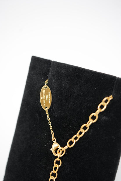 Louis Vuitton Nanogram Name Tag Necklace