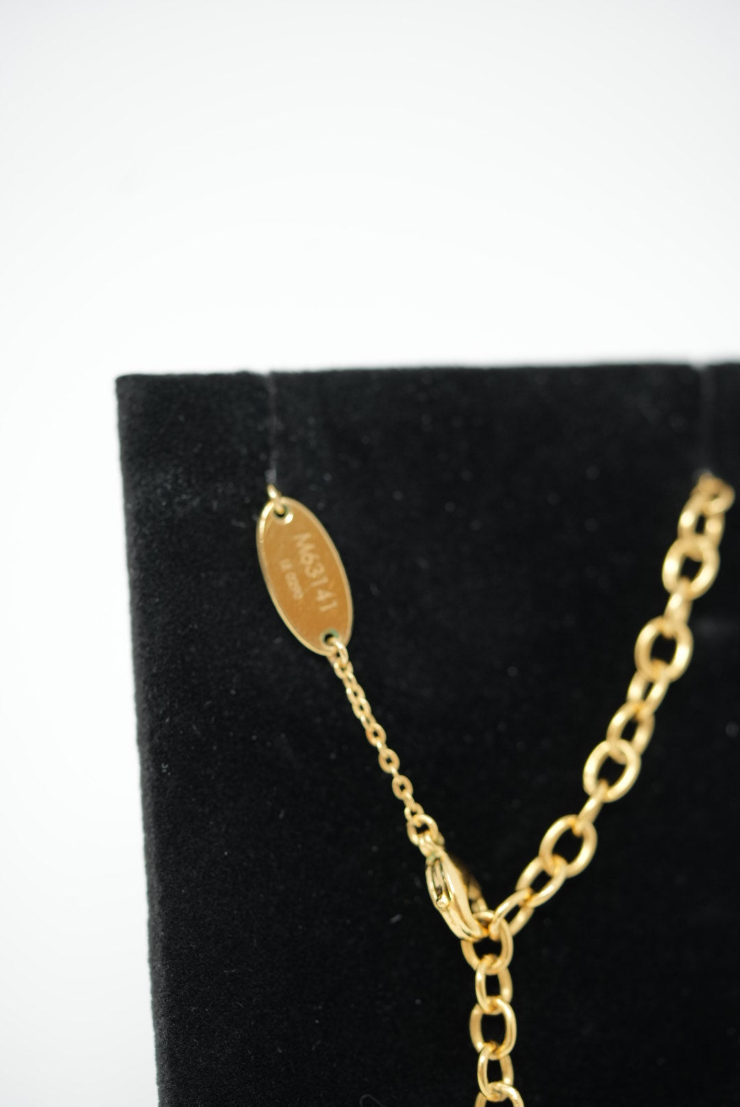 Louis Vuitton Nanogram Name Tag Necklace