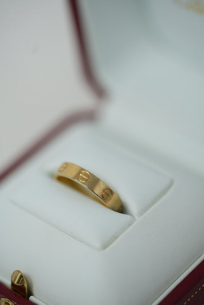 Cartier Love Ring 18K Yellow Gold #51