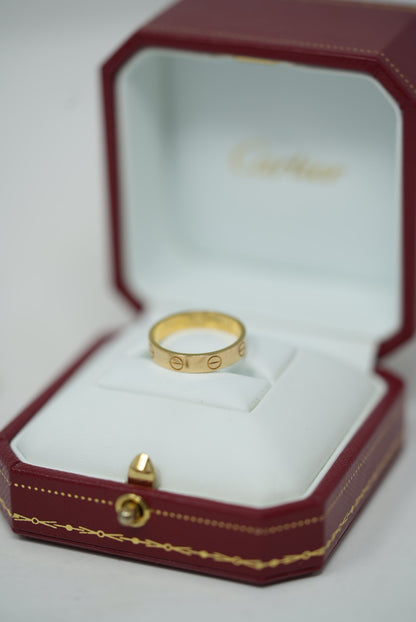 Cartier Love Ring 18K Yellow Gold #51