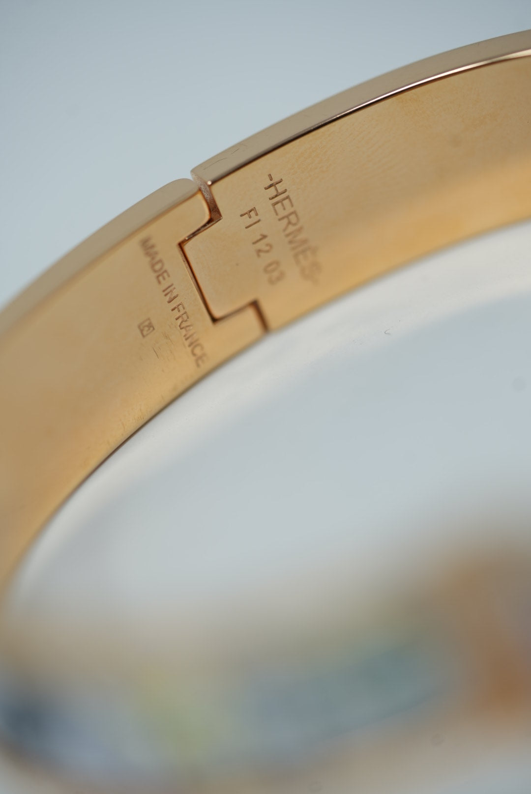 Hermes Clic H Enamel Bracelet