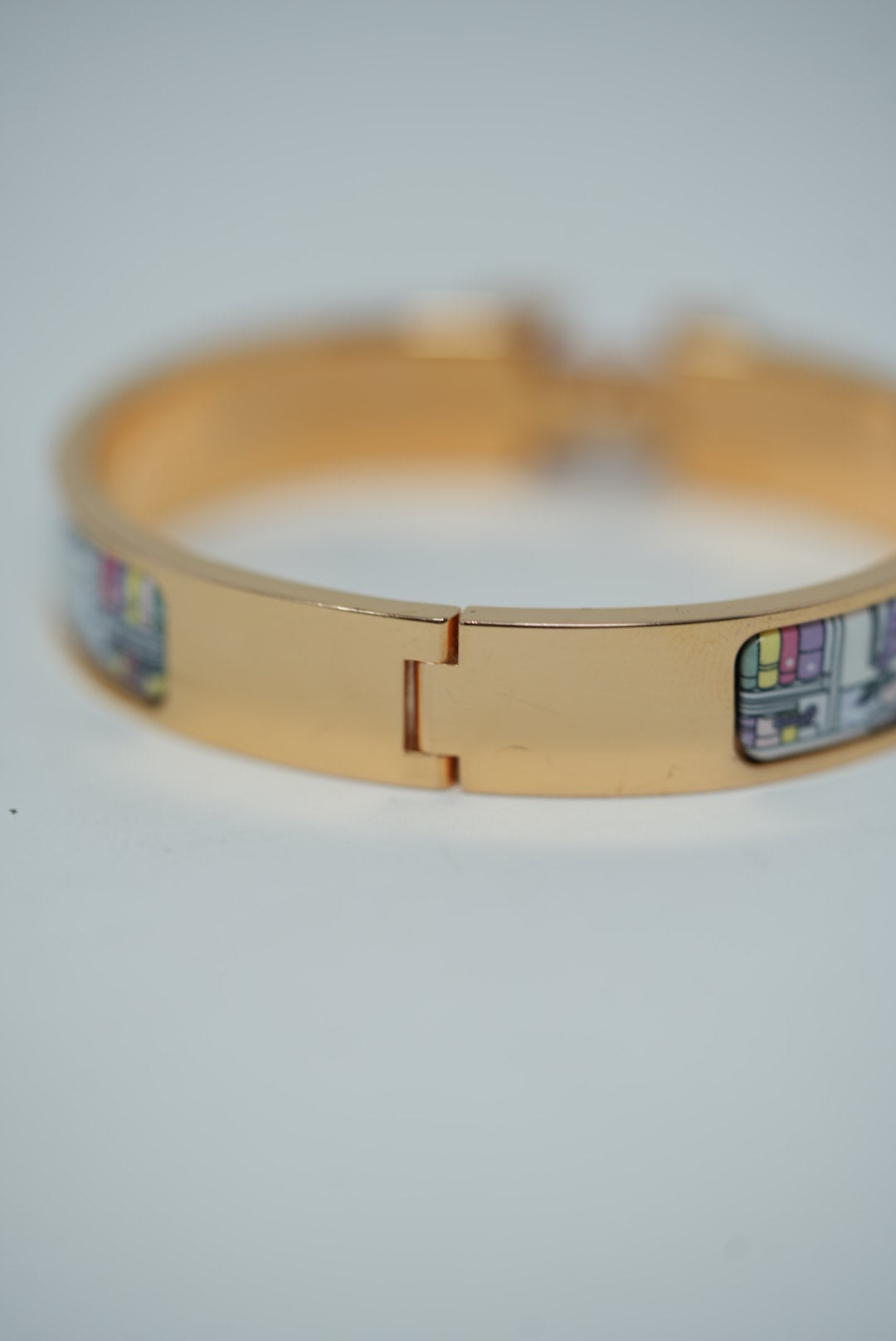 Hermes Clic H Enamel Bracelet