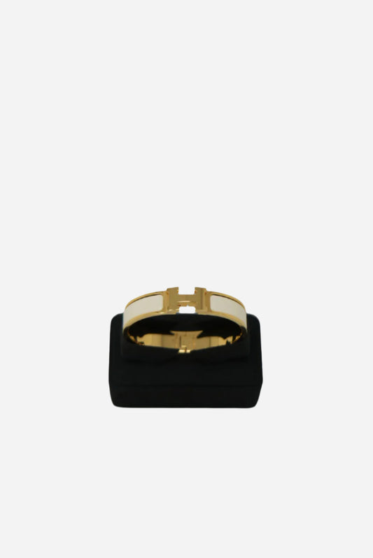 Hermes H Bracelet Cream