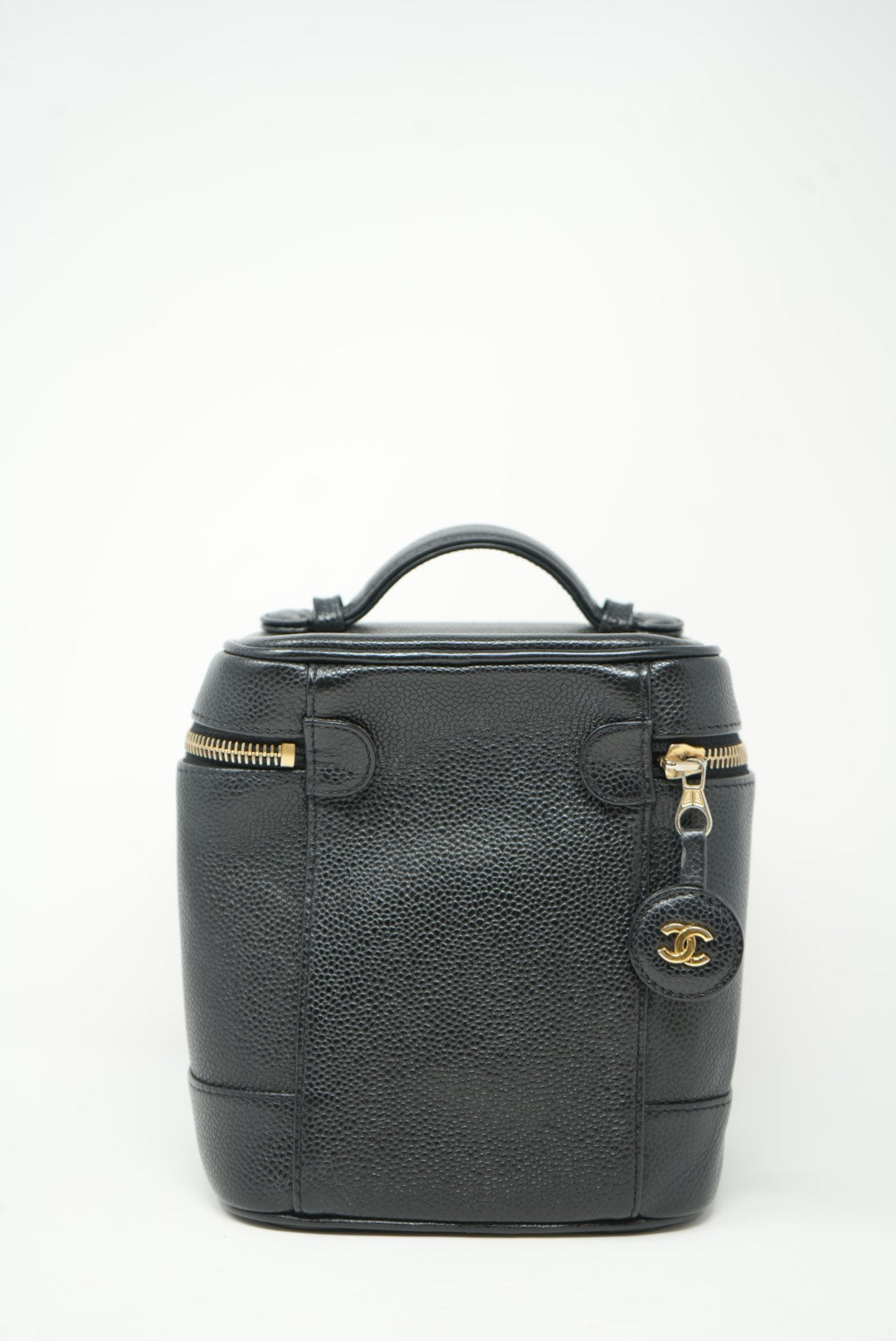Pre-Owned CHANEL 2002-2003 Vanity HandBag Caviar