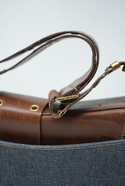 Dior 2002 Denim Punk Shoulder Bag