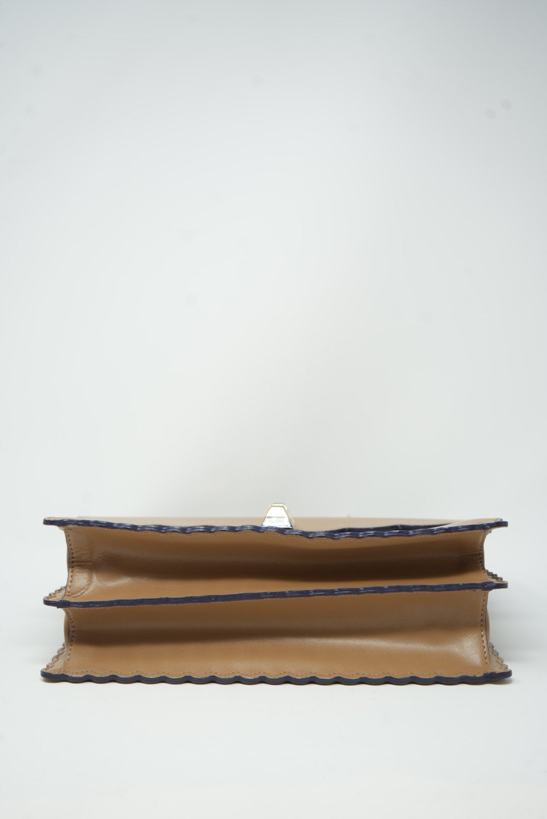 FENDI Kan I Shoulder Bag Beige