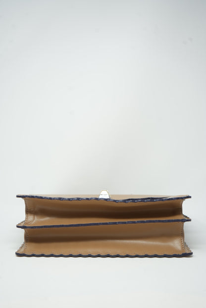FENDI Kan I Shoulder Bag Beige