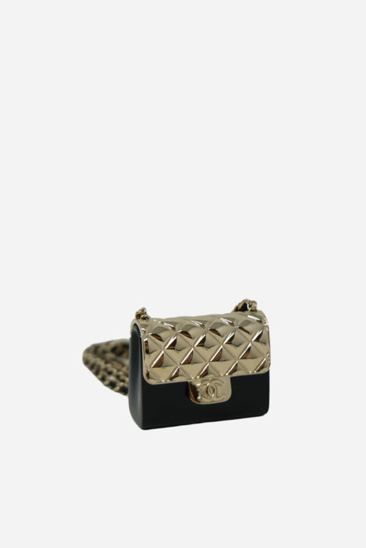 Pre-owned Chanel 2022 Metal Resin Bag Necklace