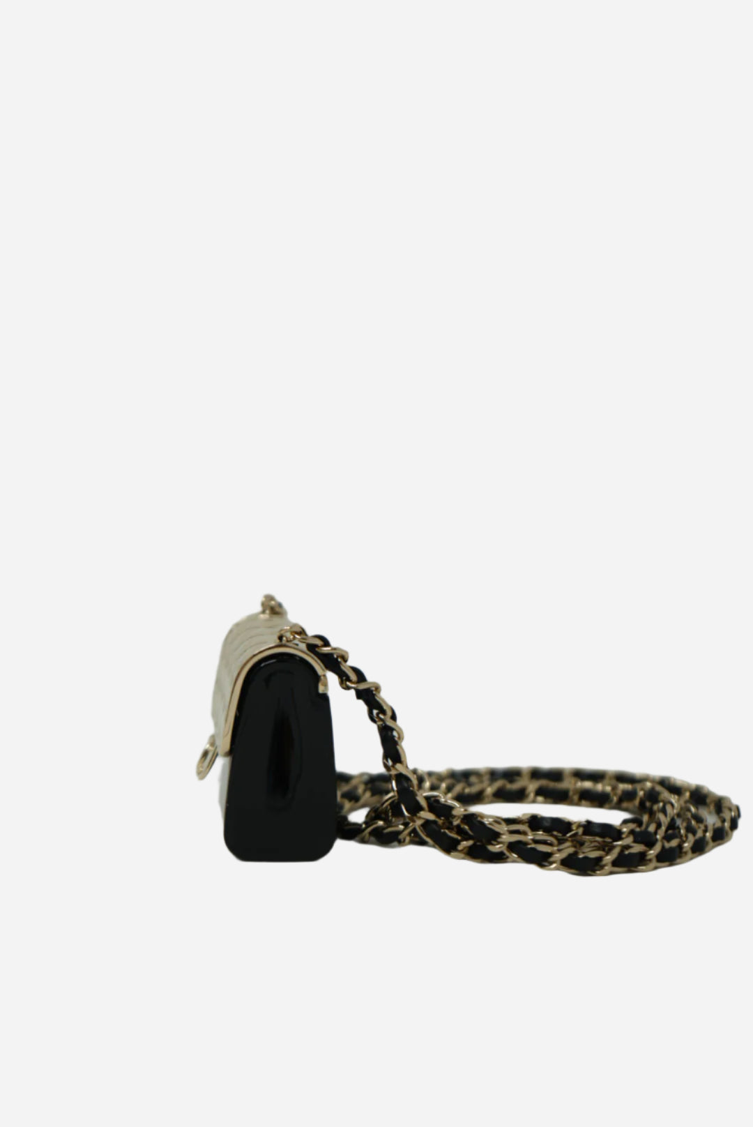 Pre-owned Chanel 2022 Metal Resin Bag Necklace